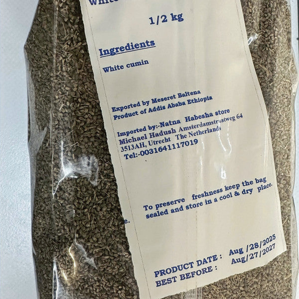 White Cumin 0.5Kg / ጣዕዳ አዝምድ