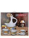 Abyssinian coffee set jebena and cups
